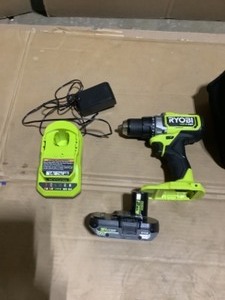 RYOBI ONE HP 18V Brushless Cordless Compact 12 in. DrillDriver Kit with 1.5 Ah Battery and Charger. See Pictures