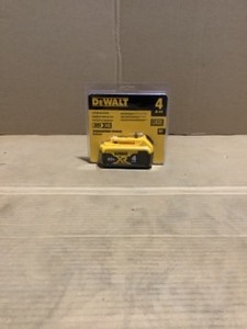 DEWALT 20-Volt MAX XR Premium Lithium-Ion 4.0Ah Battery Pack. See Pictures