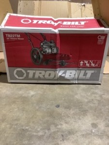 Troy-Bilt 22 in. 140 cc Gas Walk Behind String Trimmer Mower. See Pictures