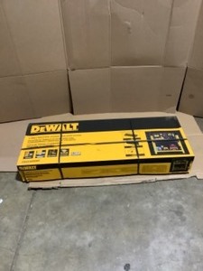 DEWALT Yellow 2-Shelf Garage Storage Workbench Kit. See Pictures