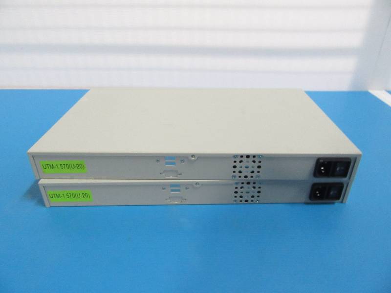 lot 100 image: 2x Checkpoint &nbspU-20 UTM-1 570 6 Port Firewall Security Appliance