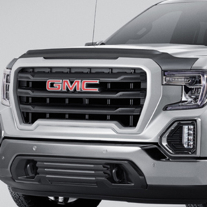 lot 707 image: NOS - Genuine GM Hood Deflector - Fits 2020 & 2021 GMC Sierra 1500 - Part No. 19418018