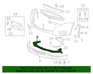lot 766 image: NOS- Genuine GM 2018 to 2020 Chevrolet Traverse Reinforcement - Part No. 84402019