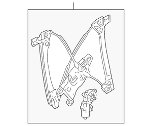 lot 777 image: NOS - Genuine GM Window Regulator Assembly - Part No. 22803201