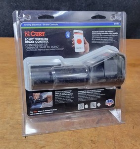 lot 723 image: NOS - CURT Echo Wireless  Bluetooth Brake Controller - Part No 51180