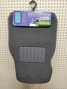 lot 736 image: NOS - Rubber Queen Universal Carpet Floor Mat Set - Grey Color - Part No. 7072