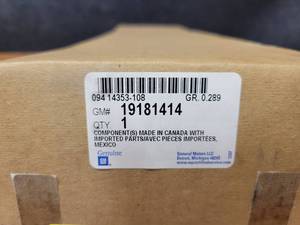 lot 856 image: NOS - Genuine GM Head Gasket Kit - For GM 3.5L & 3.9L Engine - Part No. 19181414