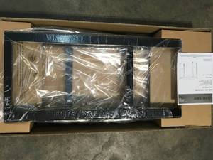 lot 6 image: 4 ft. Solid Wood Top Workbench in Black by Husky Customer Returns See Pictures