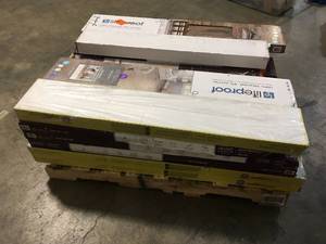 lot 12 image: Lot of Assorted and Mixed Flooring Customer Returns See Pictures