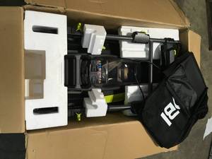 lot 30 image: 40V Brushless 20 in. Battery Walk Behind Self-Propelled Lawn Mower (Tool Only) by RYOBI No batteries or charger included Customer Returns See Pictures