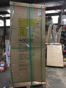 lot 36 image: Heavy Duty Welded 20-Gauge Steel Freestanding Garage Cabinet in Black (36 in. W x 81 in. H x 24 in. D) by Husky Customer Returns See Pictures