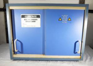 lot 23 image: Justrite Acid and Corrosives Cabinet