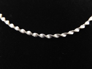 .925 Sterling Silver Singapore Link Necklace