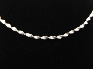 .925 Sterling Silver Singapore Link Necklace
