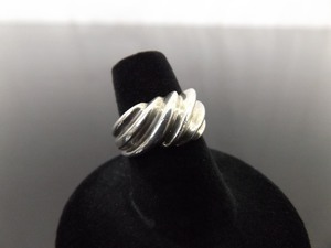 .925 Sterling Silver Cake Pipe Ring Size 5.5