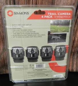 lot 13 image: Simmons Trail Camera 4 Pack