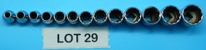 lot 29 image: Snap-On 12 point Socket Set