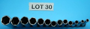 lot 30 image: Snap-On 38 Drive Deep Well Socket Set
