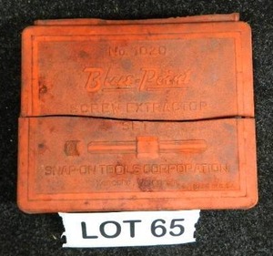 lot 65 image: Blue Point Screw Extractor Set