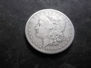 1881 S Morgan Silver Dollar