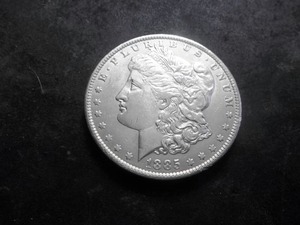 1885 O Morgan Silver Dollar