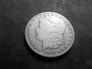 1892 S Morgan Silver Dollar