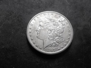 1897 S Morgan Silver Dollar