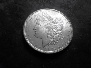 1904 O Morgan Silver Dollar