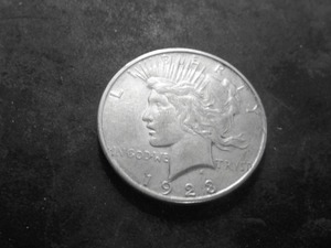 1923 D Silver Peace Dollar