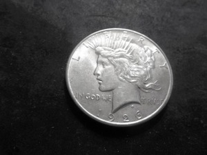 1926 D Silver Peace Dollar