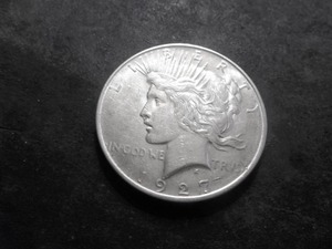 1927 Silver Peace Dollar