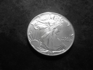 1987 Silver Eagle 1 Oz. .999 Fine