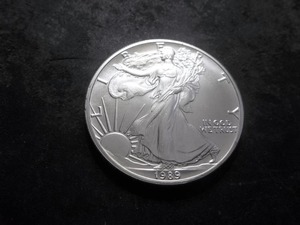 1989 Silver Eagle 1 Oz. .999 Fine