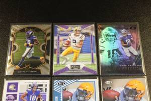 lot 6 image: 2020 Justin Jefferson Rookie Card Lot  6 Different Rookie Cards