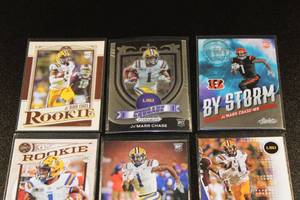 lot 36 image: 2021 JaMarr Chase Rookie Card Lot  7 Different Rookie Cards