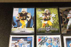 lot 38 image: Josh Allen Football Card Lot  20 Different Cards