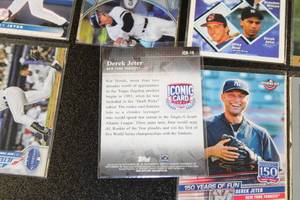 lot 68 image: Derek Jeter Baseball Card Lot  12 Different Cards