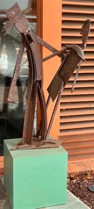 lot 6 image: Amazing 2008 Metal Sculpture by Melvin Smith