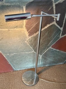 lot 10 image: Chrome Floor Lamp by Koch & Lowry