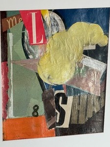lot 44 image: Framed Original College by Melvin Smith Entitled Appt with Destiny