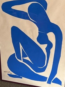 lot 43 image: Vintage Matisse Nu Bleu 1952 Print