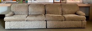 lot 100 image: Lovely Custom Made Upholstered Sofa