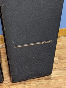 lot 82 image: Pair of Polk Tower Speakers