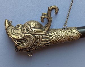 lot 84 image: Tibetan Dragon Trumpet