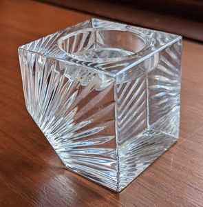 lot 113 image: Waterford Crystal Candleholder