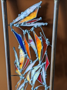 lot 120 image: Cool Stained Glass Hanging