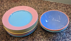 lot 145 image: Colorful Dishes