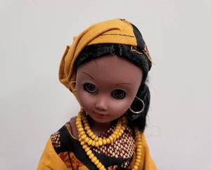lot 216 image: Stunning African Fashion Doll Koko