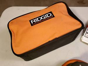 lot 193 image: Ridgid Variable Speed Random Orbit Sander