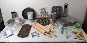 lot 53 image: Assortment of Bakeware, Baking Tools and Accessories